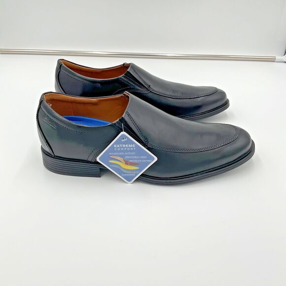 Clarks Whiddon Step Mens Leather Loafers Slip On Comfort Dress Shoe Size‎ 10.5M main image 10